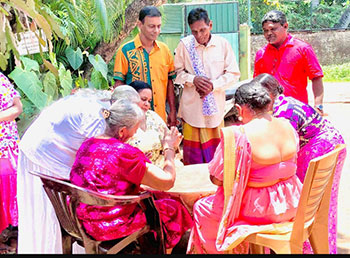 Elders home in Sri Lanka, Sujatha Elders Home, New year celebration