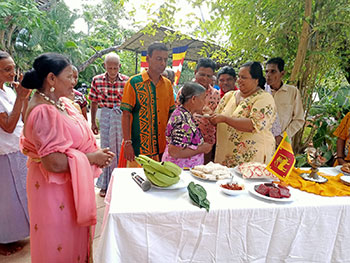 Elders home in Sri Lanka, Sujatha Elders Home, New year celebration